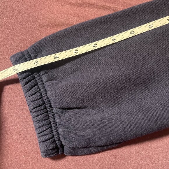 Lacoste Sport Navy Blue thick Cozy Sweatpants pockets drawstrings - Size Medium - Picture 6 of 7